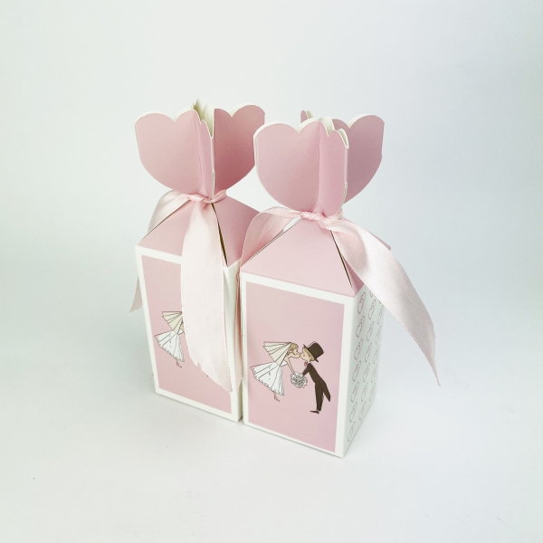 喜(xǐ)糖盒-粉色婚(hun)禮
