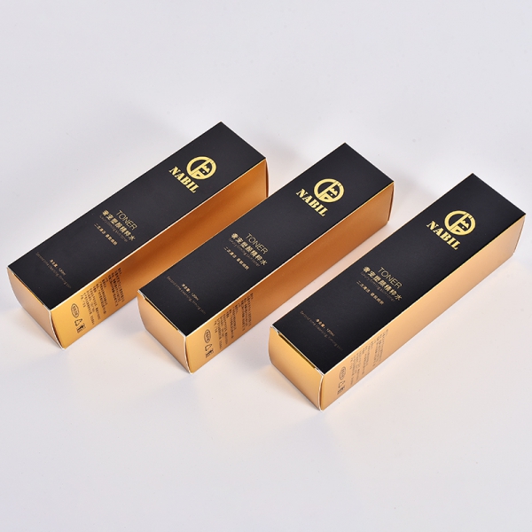 金銀(yin)卡化妝品包(bao)裝盒彩盒